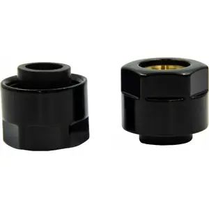 Соединитель/адаптер Varioterm ZZM1524 CU GW 3/4 x 15x1 Черный матовый