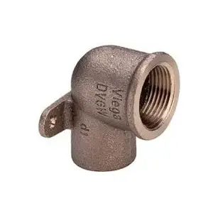 Колено VIEGA со стеновыми соединениями 15 мм x 1/2" (модель D4472G1/2*15)