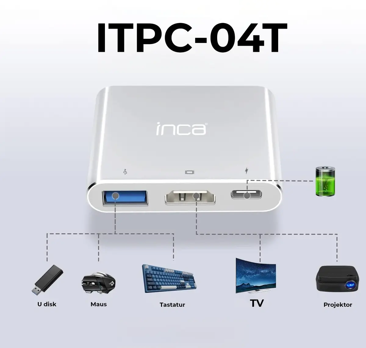 INCA ITPC-04T USB Type-C Hub Photo 2