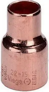 VIEGA redukcijas savienojums 22x18 mm, modelis 101602, presējams vara fitings
