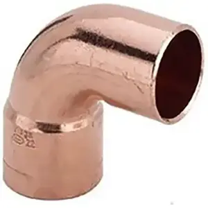 Copper 90° Elbow Fitting VIEGA 28 mm — soldered connection (model 102067)