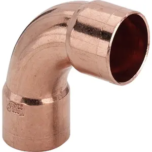 Copper 90° Bend VIEGA 95002A, 15 mm diameter, pack of 10