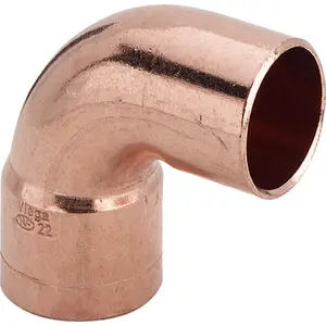 Copper 90° Bend VIEGA 95092, 15 mm Diameter, Pack of 10
