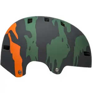 Junior bike helmet BELL SPAN ravine matte green orange, size XS (49–53 cm)