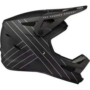 Full-face helmet 100 КНИГ STATUS DH/BMX Essential Black size XL (61–62 cm)