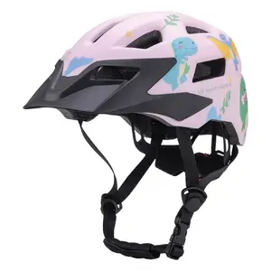Wozinsky Kids Open-Face MTB Cycling Helmet Pink with Detachable Visor