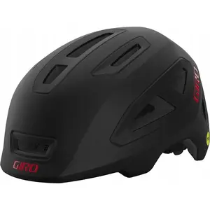 Детский шлем GIRO Scamp II матовый черный/красный размер XS 45–49 см