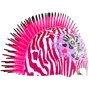 Bērnu juniors ķivere C-PREME RASKULLZ ZEBRA MOHAWK izm. S (50–54 cm) 5+ gadu