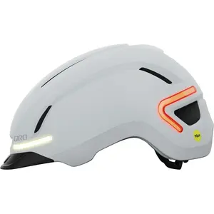 Protective helmet GIRO Ethos MIPS Integrated LED — size L (59–63 cm), Matte Chalk