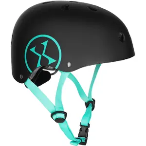 Protective Helmet nils extreme MTW001-1 black-blue size XS (48–52 cm)