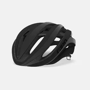 Aizsargķivere GIRO Aether Mips Black — pusķivere, in-mold konstrukcija, spīdīgs apdare