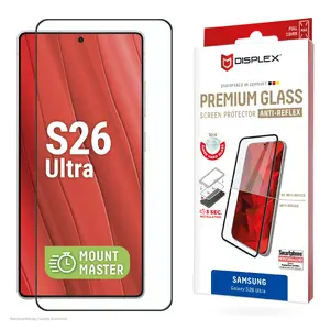 Закалённое стекло e.v.i. Displex Premium (Full Cover, 10H) для Samsung Galaxy S26 Ultra