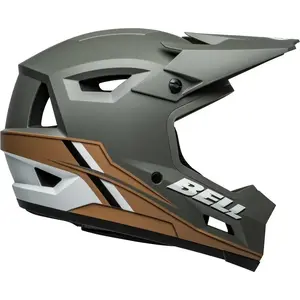 Full-face helmet BELL Sanction 2 DLX MIPS, size L (59–61 cm), matte dark gray/tan