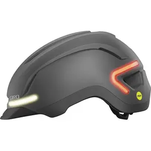 Protective urban helmet GIRO Ethos MIPS Integrated LED — size S (51–55 cm), Matte Graphite
