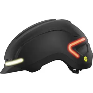 Protective helmet GIRO Ethos MIPS Integrated LED — size M (55–59 cm), Matte Black