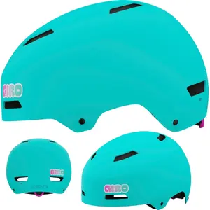 Bērnu jauniņu velo ķivere GIRO DIME FS, matēta screaming teal, izm. S (51–55 cm)