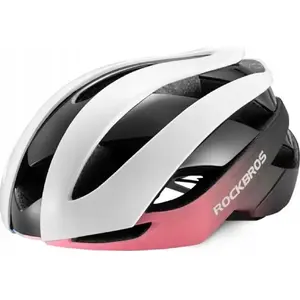 Bicycle Helmet RockBros model 1024410 adjustable universal size L blue-pink