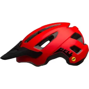 Protective MTB helmet BELL Nomad Integrated Mips, red, universal size 53–60 cm