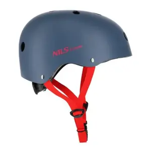Aizsargķivere nils extreme MTW001-1, pelēki-sarkana, izmērs XS 48–52 cm