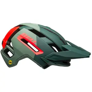 Protective MTB helmet BELL Super Air MIPS Spherical, matte gloss green, size L (58–62 cm)