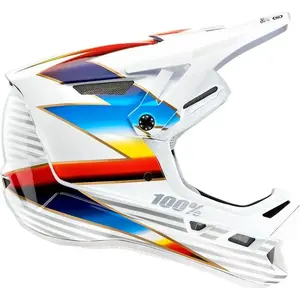 Full-face helmet 100% AIRCRAFT COMPOSITE Knox White size L (59–60 cm) by 100 КНИГ