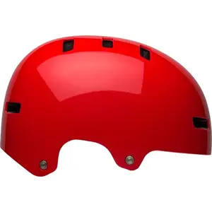 Junior bike helmet BELL SPAN — size S (51–55 cm), Gloss Crimson
