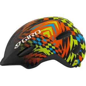 Children's junior helmet GIRO Scamp MIPS — Size XS (45–49 cm), Matte Black Check Fade