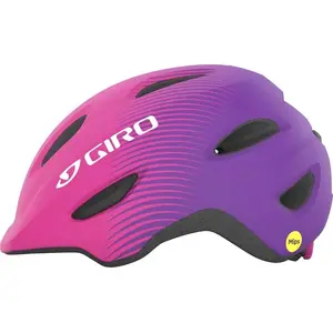 Children's junior helmet GIRO Scamp MIPS — size XS (45–49 cm), Matte Pink Purple Fade