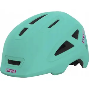 Bērnu velo ķivere GIRO Scamp II matēta screaming teal/bright pink izm. XS 45–49 cm