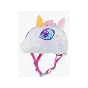 Bērnu ķivere C-PREME RASKULLZ SUPER UNICORNE balta izm. S (50–54 cm) 5+ gadiem