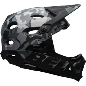 Full-face helmet BELL Super DH Mips Spherical — size: universal, matte black