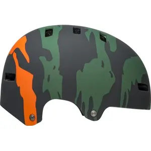 Helmet BELL SPAN junior, size S (51–55 cm), Ravine Matte Green Orange