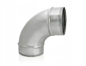 Duct elbow ALNOR BP-100-90 pressed 90° (BP-100/90) for ventilation