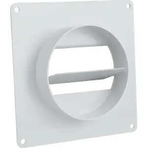 airRoxy connector with backflow valve and flange 110x55 / Ø100 airRoxy 0006