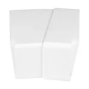 AWENTA elbow 15° flat 55 x 110 mm KP55-24/15 sanitary duct fitting