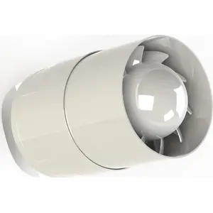 Вентилятор airRoxy aRc2 Ø100 S с соединителем — для воздуховодов Ø100 мм