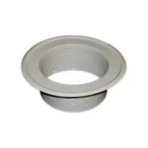 SpiroFlex rosette white Ø125 decorative vent cover for ventilation duct Ø125