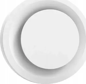 Air diffuser (anemostat) SpiroFlex 125 mm white for supply and exhaust ventilation