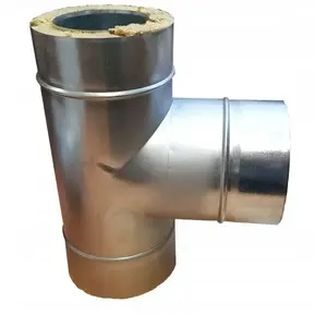 SpiroFlex изолированный оцинкованный тройник для воздуховода 150/200 мм 90°