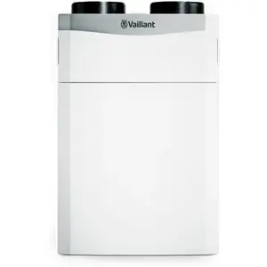 Ventilation unit Vaillant recoVAIR 260/4 with counterflow-crossheat exchanger, bypass and digital controller