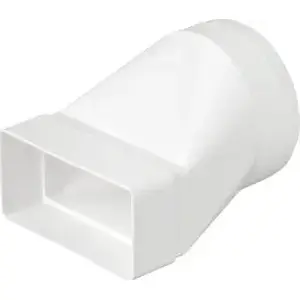 airRoxy ventilation reducer 110x55 to Ø100 air duct connector model 7709
