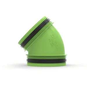 Savienojuma taisne 45° ar locītavu SPC modelis 0000-4949 priekš Ø160/Ø160 (M/M)