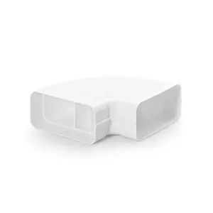 Duct connector HID Eico 5670 for cooker hood, white, 170×80 mm