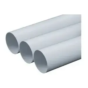 Apaļš kanāls AWENTA KO100-10 100 mm, 1 m, balts