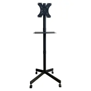 TV mount/stand TECHLY ICA-TR201 for 32–60" screens, VESA 300×300, tilt 0–12°, 360° rotation, black