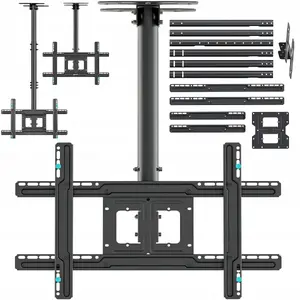 Ceiling TV mount LTC LXLCD138 for LCD 32–80" with adjustable tilt and extension