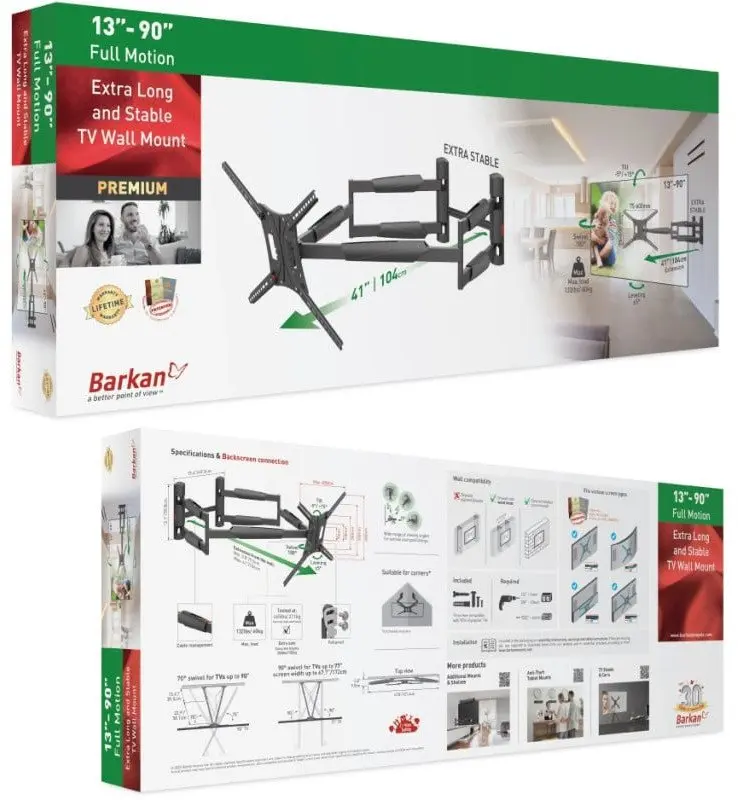 Barkan BM466XP grīdas kronšteins 90" TV Photo 11