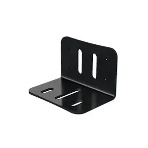 B-TECH mounting plate for Logitech MeetUp, Poly Studio X30 & Yealink UVC40/A20/MeetingEye 400 — steel, 90×63×60 mm, black, 3 kg