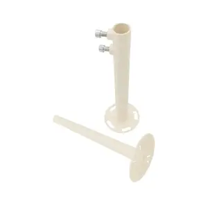 Wall/ceiling camera mount No name CS20-PSO B white — adjustable bracket for compact surveillance cameras