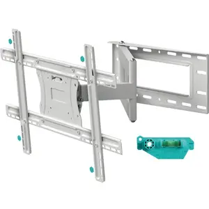 Напольная стойка для ТВ ONKRON M7L-W для экранов 40–75", VESA до 600x400, грузоподъёмность 68 кг, белая